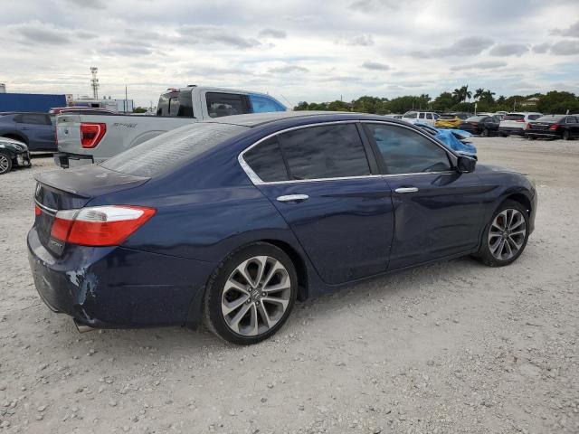 1HGCR2F52FA184315 - 2015 HONDA ACCORD SPORT BLUE photo 3
