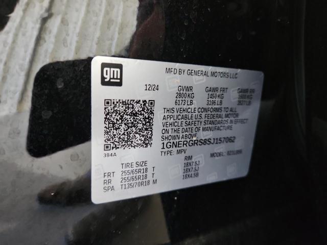 1GNERGRS8SJ157062 - 2025 CHEVROLET TRAVERSE LT BLACK photo 13