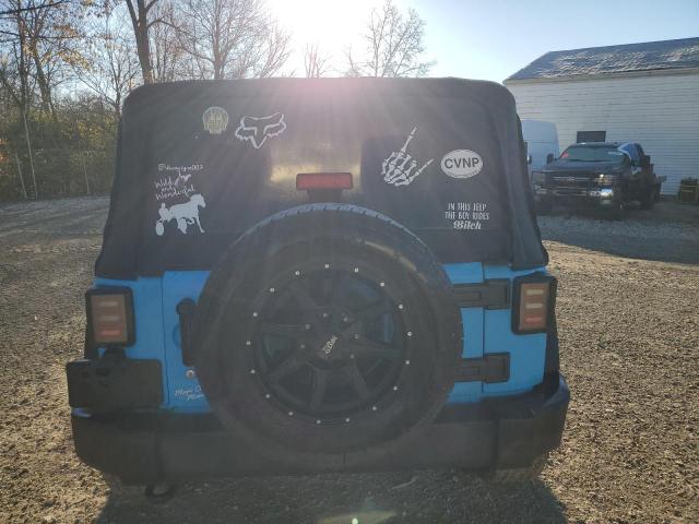 1C4AJWAG5HL583403 - 2017 JEEP WRANGLER SPORT BLUE photo 6