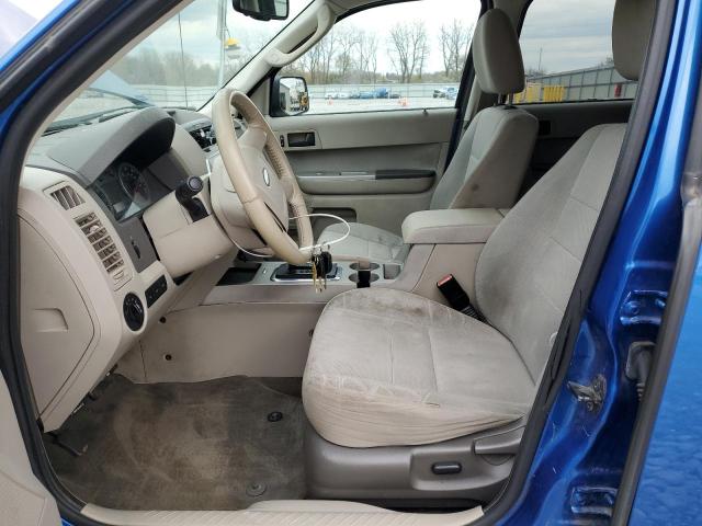 1FMCU0DG8CKB34428 - 2012 FORD ESCAPE XLT BLUE photo 7