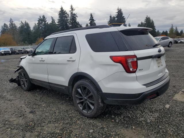 1FM5K8D87JGB80306 - 2018 FORD EXPLORER XLT أبيض صورة 2