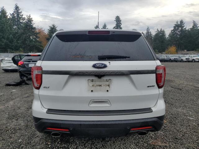 1FM5K8D87JGB80306 - 2018 FORD EXPLORER XLT أبيض صورة 6