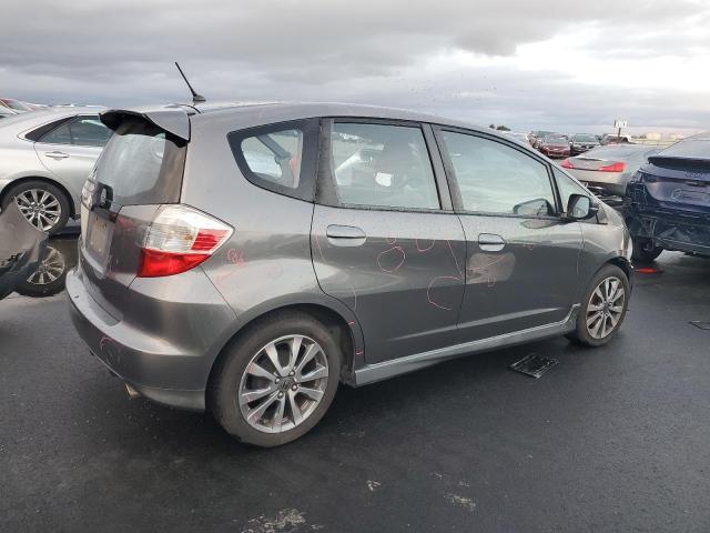 JHMGE8H53DC072778 - 2013 HONDA FIT SPORT GRAY photo 3