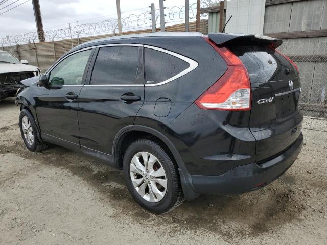 JHLRM4H71CC010952 - 2012 HONDA CR-V EXL BLACK photo 2