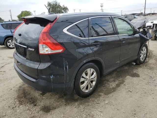 JHLRM4H71CC010952 - 2012 HONDA CR-V EXL BLACK photo 3