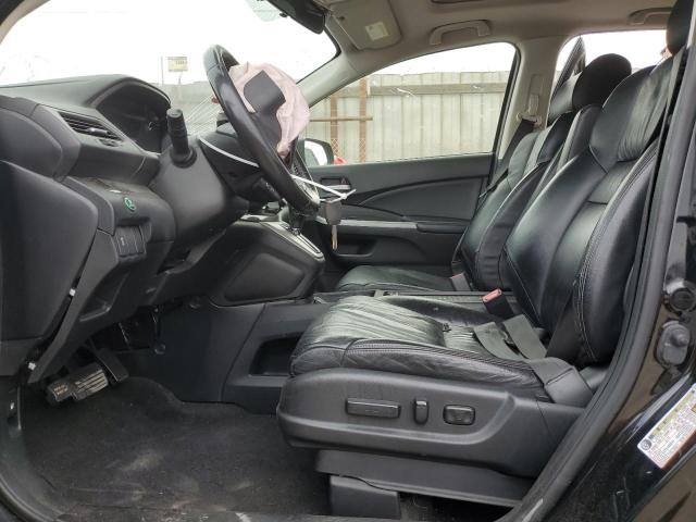 JHLRM4H71CC010952 - 2012 HONDA CR-V EXL BLACK photo 7