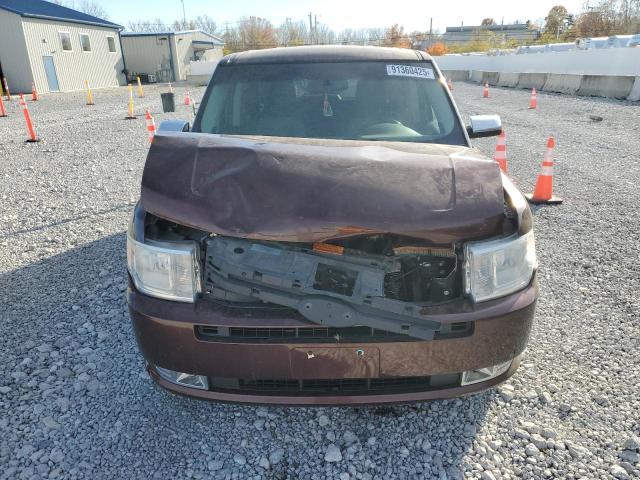 2FMGK5CC1ABA58223 - 2010 FORD FLEX SEL BURGUNDY photo 5