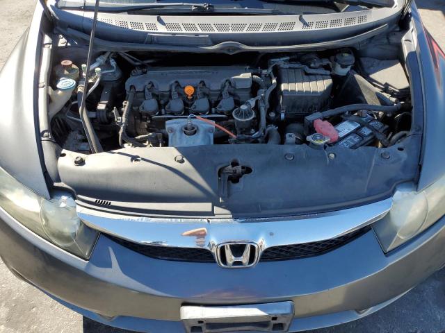 2HGFA16519H331339 - 2009 HONDA CIVIC LX GRAY photo 11