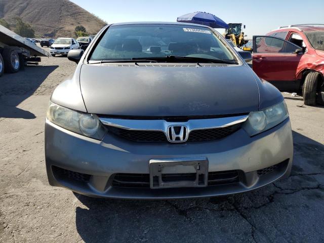 2HGFA16519H331339 - 2009 HONDA CIVIC LX GRAY photo 5