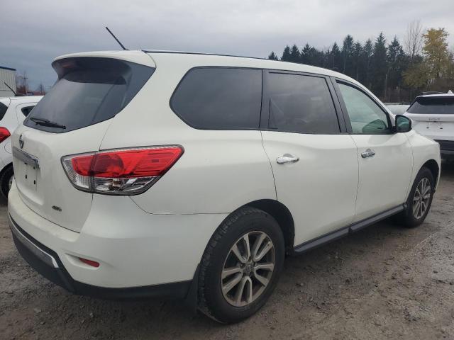 5N1AR2MMXEC734312 - 2014 NISSAN PATHFINDER S WHITE photo 3