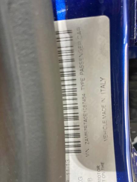 ZAM57RTA0E1087454 - 2014 MASERATI GHIBLI S ლურჯი ფოტო 10