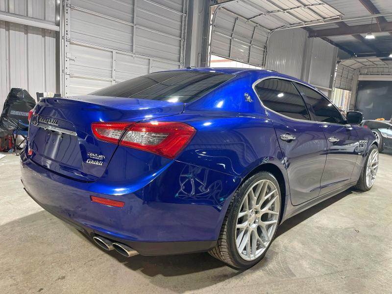 ZAM57RTA0E1087454 - 2014 MASERATI GHIBLI S ლურჯი ფოტო 4