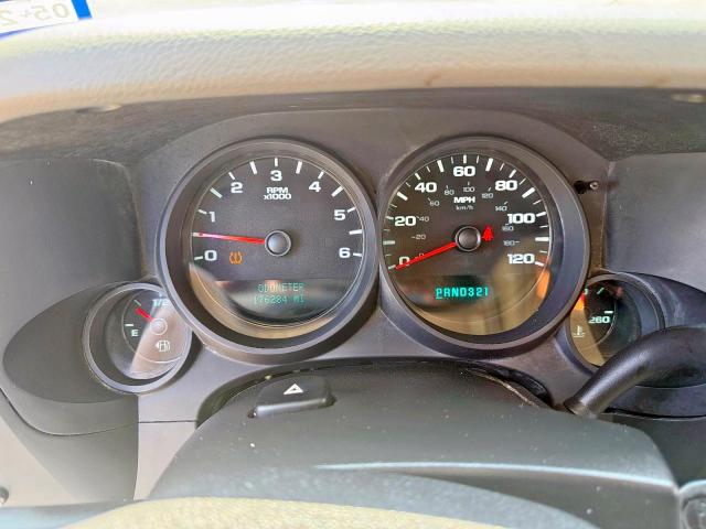 1GCEC14C28Z204734 - 2008 CHEVROLET SILVERADO C1500 BLACK photo 8