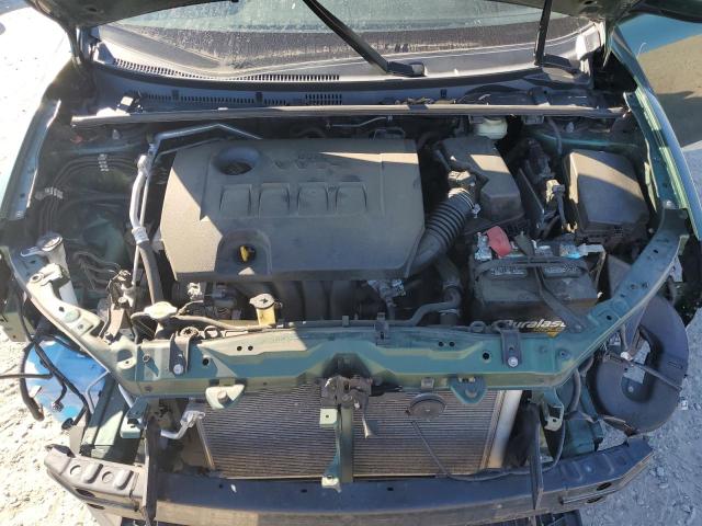 2T1BURHE7GC580185 - 2016 TOYOTA COROLLA L GREEN photo 11