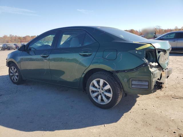 2T1BURHE7GC580185 - 2016 TOYOTA COROLLA L GREEN photo 2