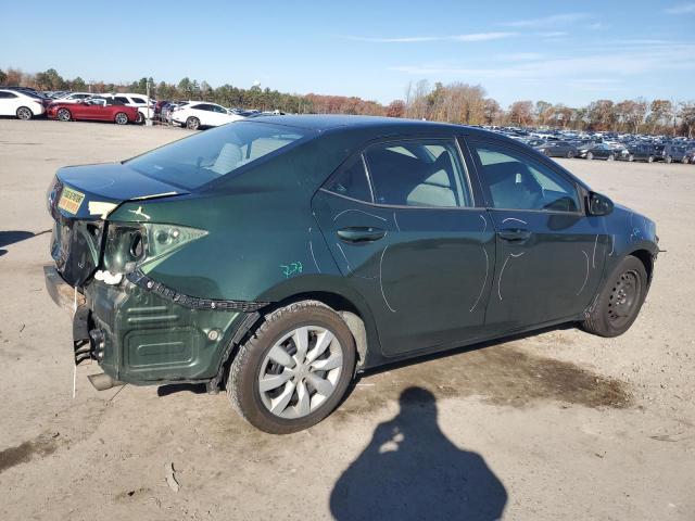 2T1BURHE7GC580185 - 2016 TOYOTA COROLLA L GREEN photo 3