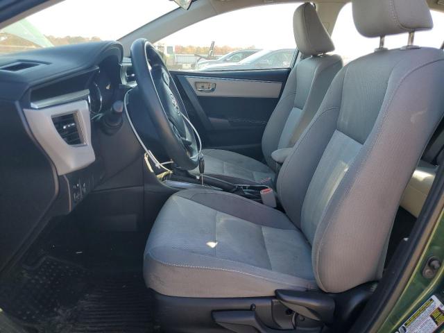 2T1BURHE7GC580185 - 2016 TOYOTA COROLLA L GREEN photo 7