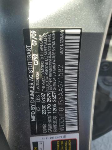 WDDHF8HB6AA071582 - 2010 MERCEDES-BENZ E 350 4MATIC SILVER photo 12