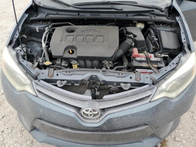 2T1BURHE2FC403350 - 2015 TOYOTA COROLLA L BLUE photo 11