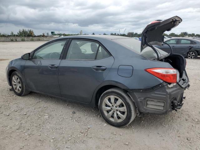 2T1BURHE2FC403350 - 2015 TOYOTA COROLLA L BLUE photo 2