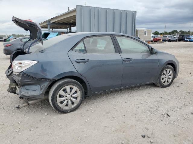 2T1BURHE2FC403350 - 2015 TOYOTA COROLLA L BLUE photo 3
