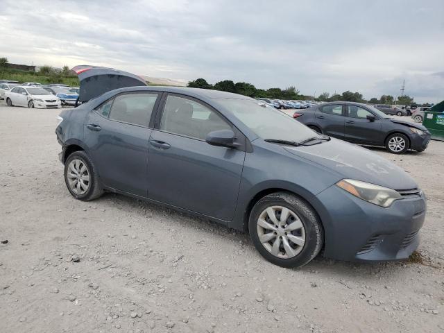 2T1BURHE2FC403350 - 2015 TOYOTA COROLLA L BLUE photo 4