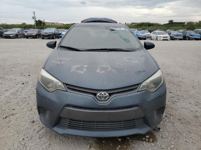 2T1BURHE2FC403350 - 2015 TOYOTA COROLLA L BLUE photo 5