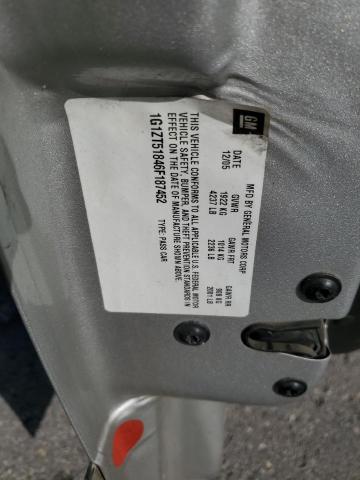 1G1ZT51846F187452 - 2006 CHEVROLET MALIBU LT SILVER photo 12