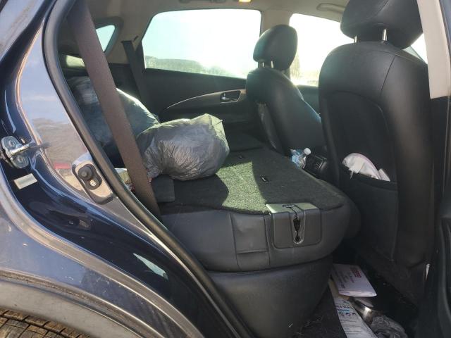 JNKAJ09E48M306590 - 2008 INFINITI EX35 BASE Bleu photo 11