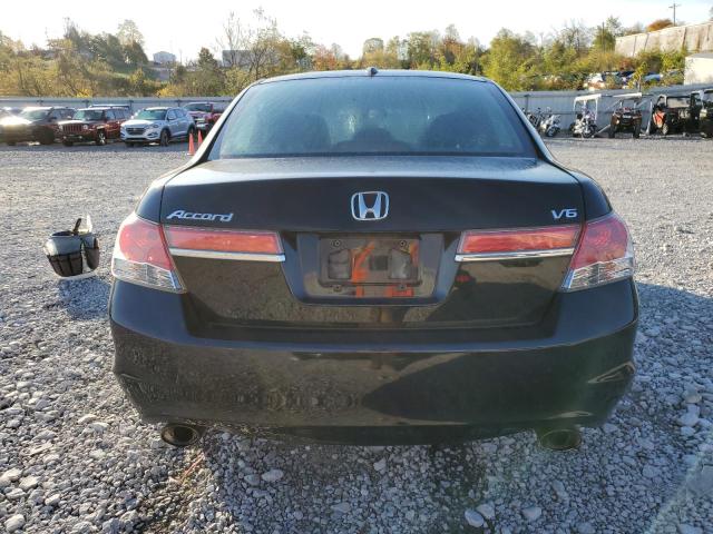 1HGCP3F89CA010114 - 2012 HONDA ACCORD EXL BLACK photo 6