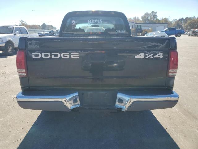 1B7HG48X12S691831 - 2002 DODGE DAKOTA QUAD SLT Чорний фото 6