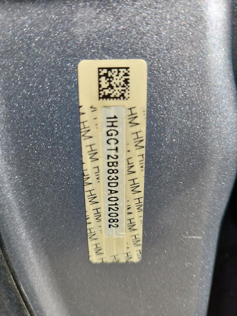 1HGCT2B83DA012082 - 2013 HONDA ACCORD EXL SILVER photo 13