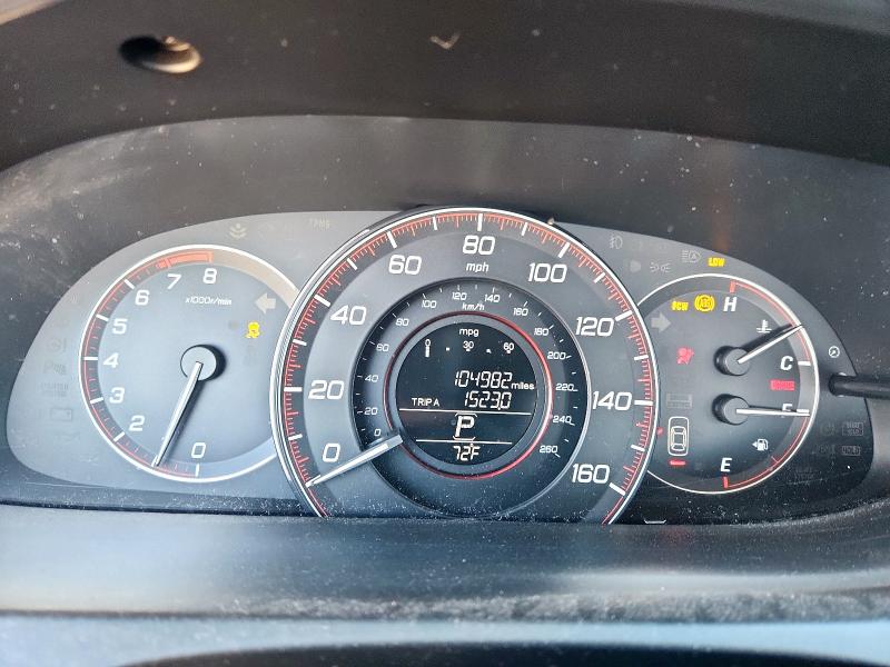 1HGCT2B83DA012082 - 2013 HONDA ACCORD EXL SILVER photo 9