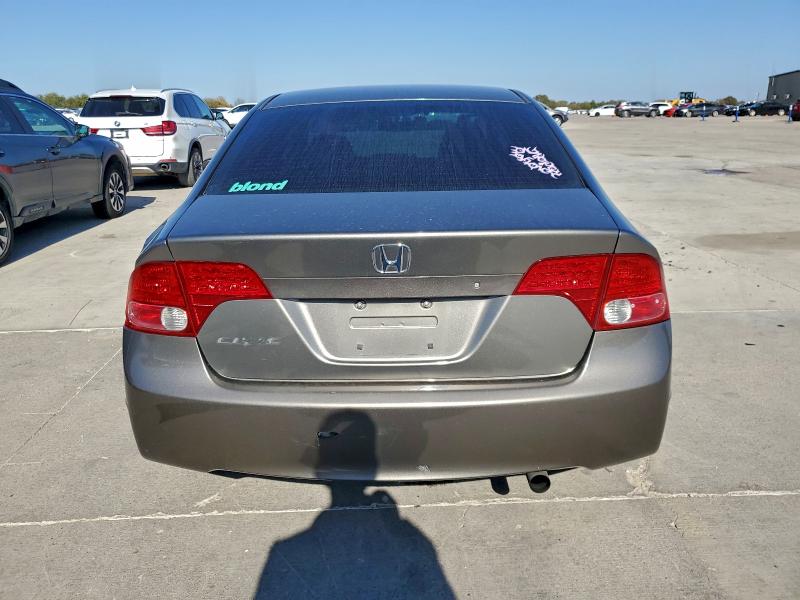 1HGFA16877L072561 - 2007 HONDA CIVIC EX GRAY photo 6