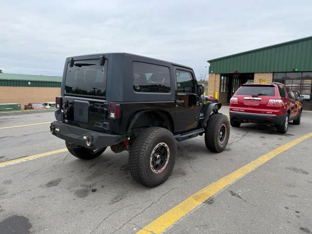1J4FA24168L582227 - 2008 JEEP WRANGLER X BLACK photo 4