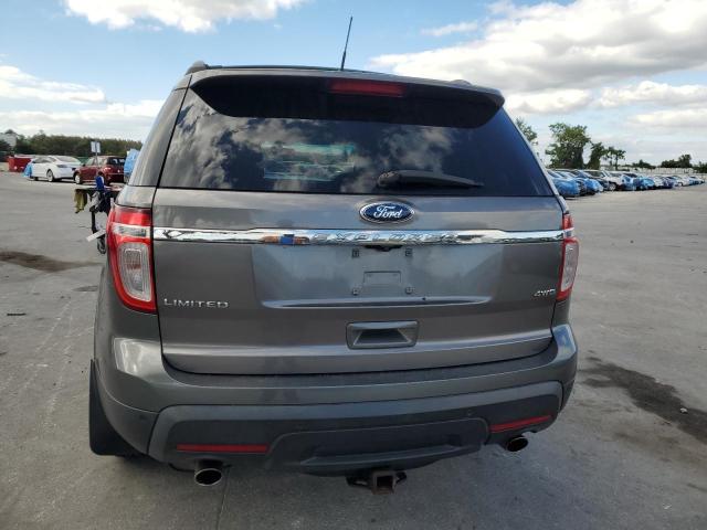 1FMHK8F80BGA56745 - 2011 FORD EXPLORER LIMITED GRAY photo 6
