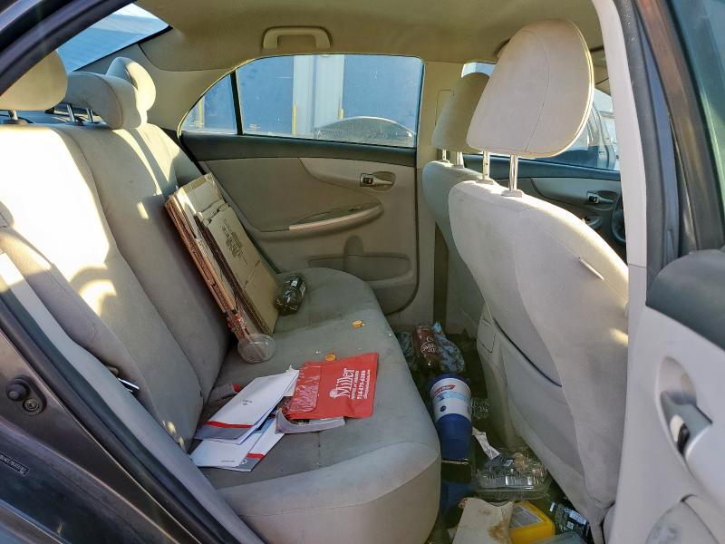 2T1BU4EE7BC655161 - 2011 TOYOTA COROLLA BASE GRAY photo 10