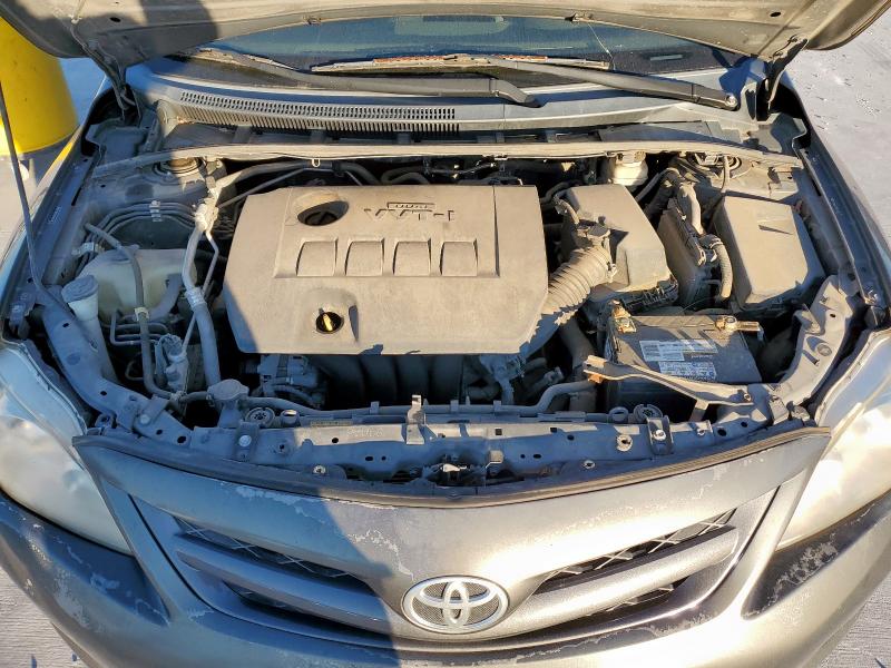 2T1BU4EE7BC655161 - 2011 TOYOTA COROLLA BASE GRAY photo 11