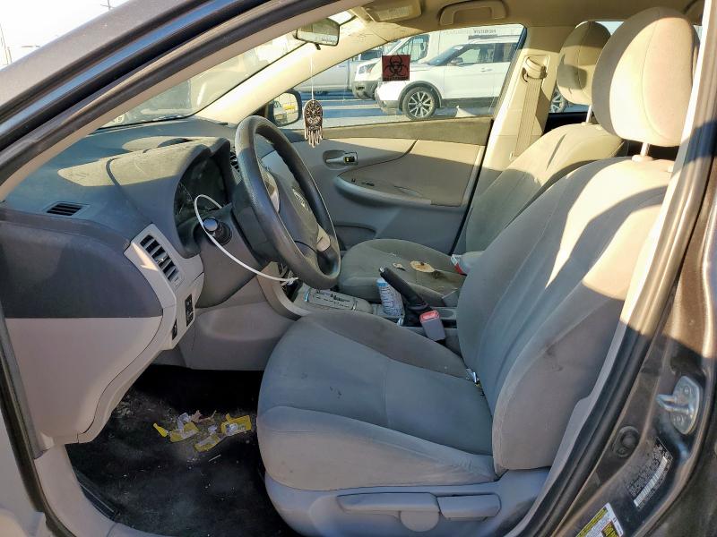 2T1BU4EE7BC655161 - 2011 TOYOTA COROLLA BASE GRAY photo 7