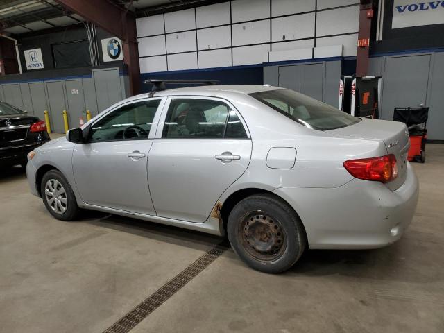 1NXBU4EEXAZ369088 - 2010 TOYOTA COROLLA BASE SILVER photo 2