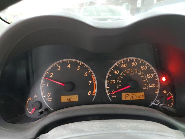 1NXBU4EEXAZ369088 - 2010 TOYOTA COROLLA BASE SILVER photo 9