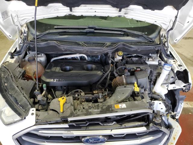 MAJ6S3GL0KC282752 - 2019 FORD ECOSPORT SE Білий фото 12