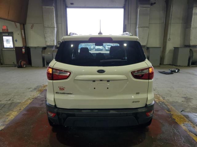 MAJ6S3GL0KC282752 - 2019 FORD ECOSPORT SE Білий фото 6
