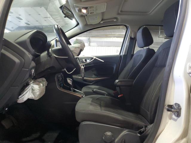 MAJ6S3GL0KC282752 - 2019 FORD ECOSPORT SE Білий фото 7
