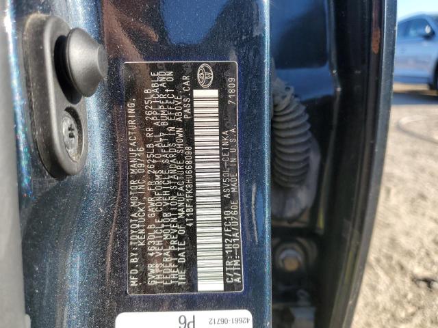 4T1BF1FK8HU668098 - 2017 TOYOTA CAMRY LE GRAY photo 12