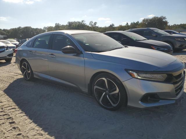 1HGCV2F32NA022001 - 2022 HONDA ACCORD SPORT SILVER photo 4