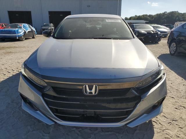 1HGCV2F32NA022001 - 2022 HONDA ACCORD SPORT SILVER photo 5