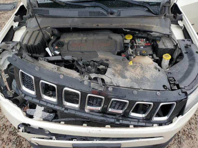 3C4NJDCB7LT239205 - 2020 JEEP COMPASS LIMITED WHITE photo 12