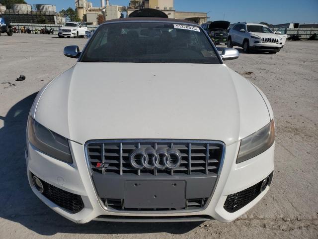 WAUVGAFH5CN001430 - 2012 AUDI S5 PRESTIGE WHITE photo 5