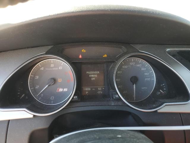 WAUVGAFH5CN001430 - 2012 AUDI S5 PRESTIGE WHITE photo 9